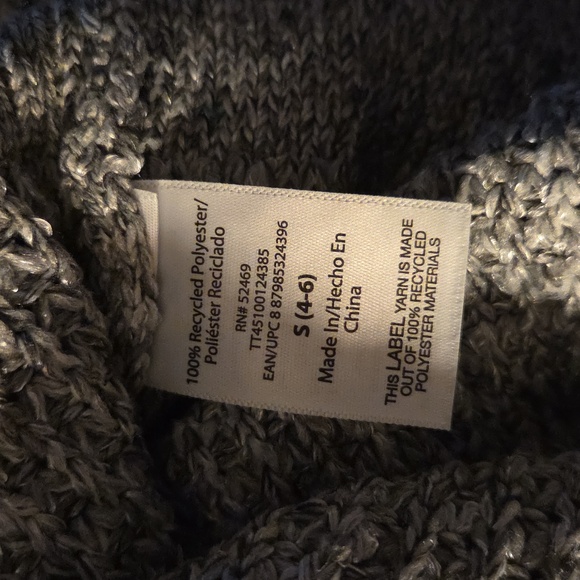 Heather Gray Waffle Knit Sweater NWOT - Picture 5 of 5